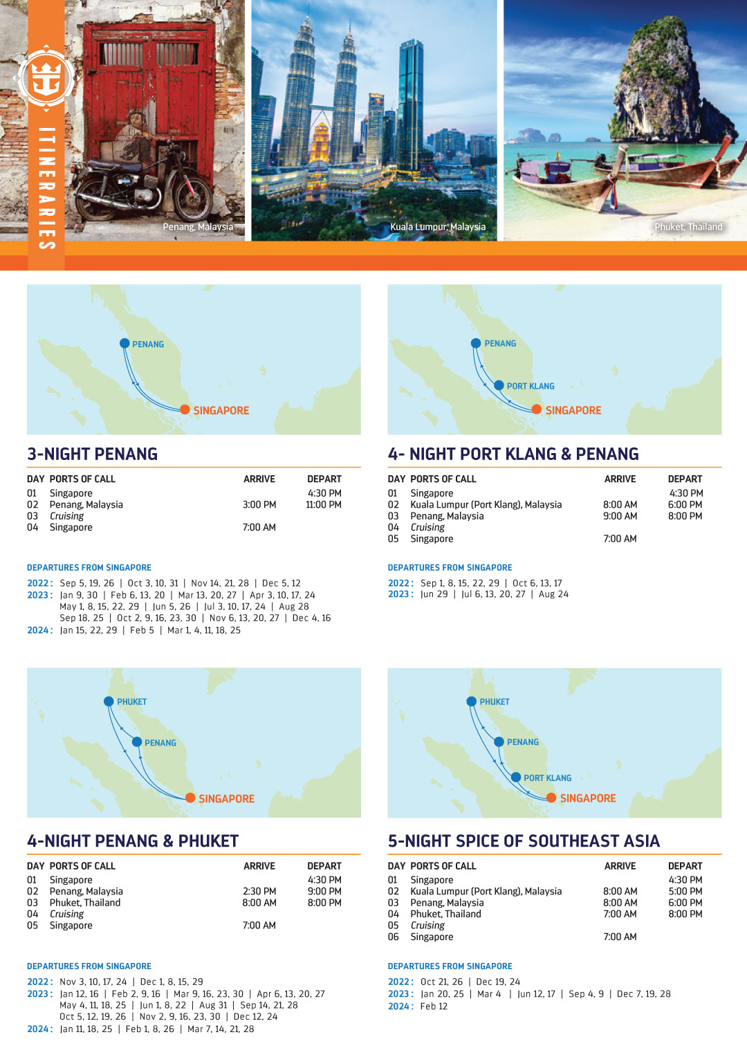 Spectrum of the Seas